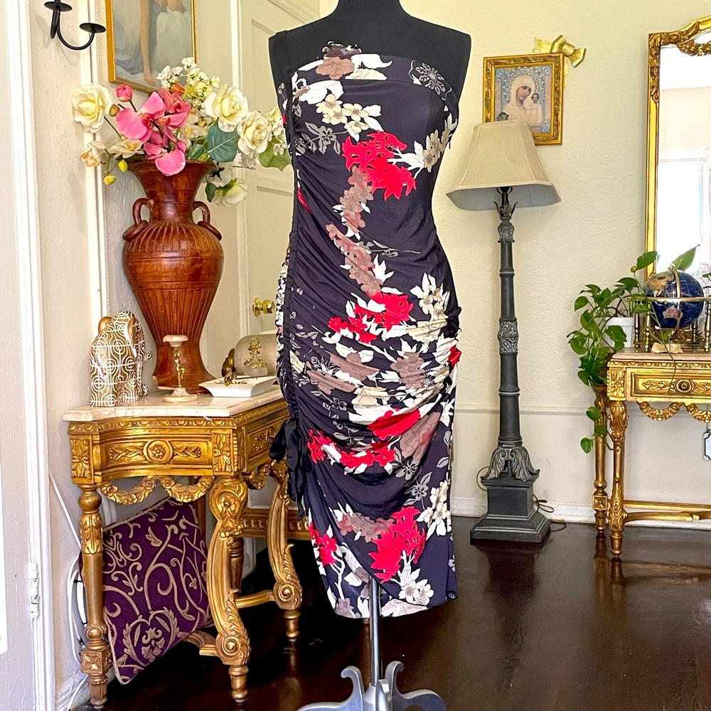 Black Chic Floral Dress